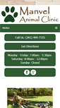 Mobile Screenshot of manvelanimalclinic.com